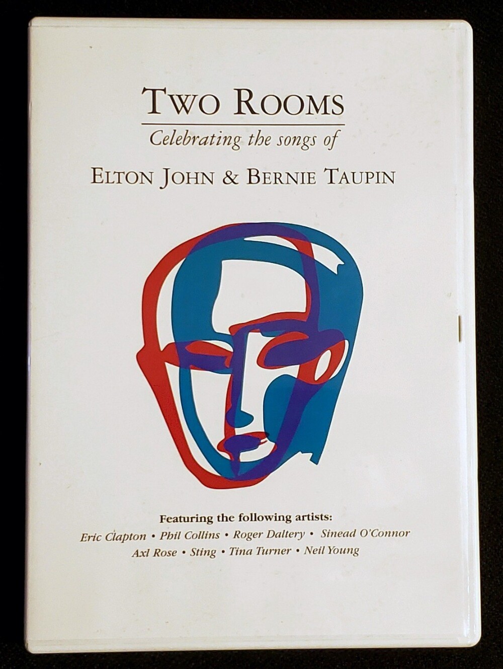 Vintage Y2K Two Rooms Elton John & Bernie Taupin DVD Video